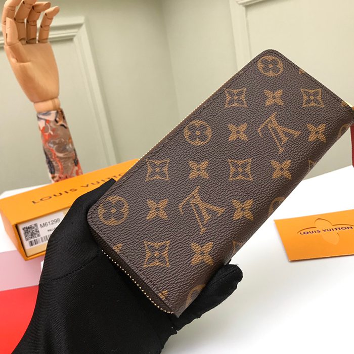 LOUIS VUITTON M60742 クレマンス長財布 モノグラム レッド サイズ:19cm