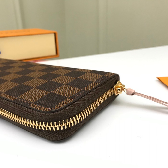 LOUIS VUITTON N41626 クレマンス長財布 モノグラム×ピンク サイズ:19cm