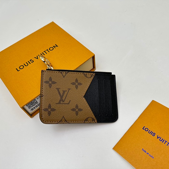 LOUIS VUITTON M81912 ロミーカードケース モノグラム イエローフラワー サイズ:12x8x0.8cm
