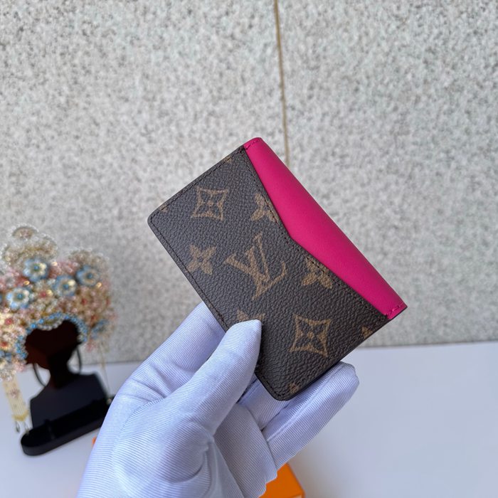 LOUIS VUITTON 12831 ポケットオーガナイザー モノグラムマッカーサー ピンク サイズ:7.5x11.1cm