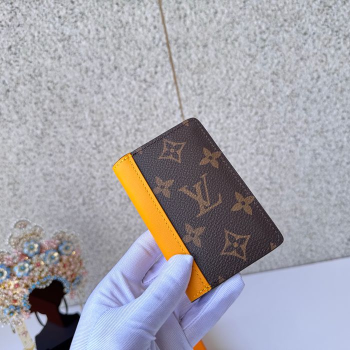 LOUIS VUITTON 12834 ポケットオーガナイザー モノグラムマッカーサー イエロー サイズ:7.5x11.1cm