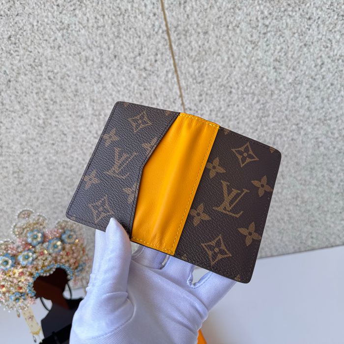LOUIS VUITTON 12834 ポケットオーガナイザー モノグラムマッカーサー イエロー サイズ:7.5x11.1cm