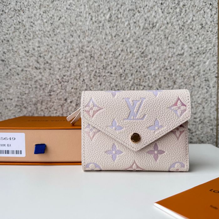 LOUIS VUITTON M25649 ヴィクトリーヌ財布 モノグラムアンプラント サイズ:12x9.5x2.5cm