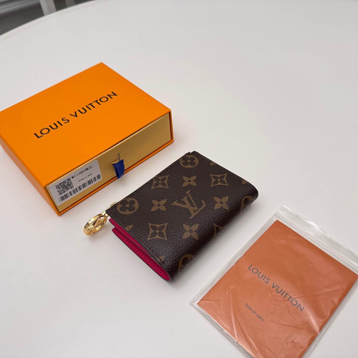 LOUIS VUITTON M11380 リサ財布 モノグラム ピンク サイズ:9x11.5x1.5cm