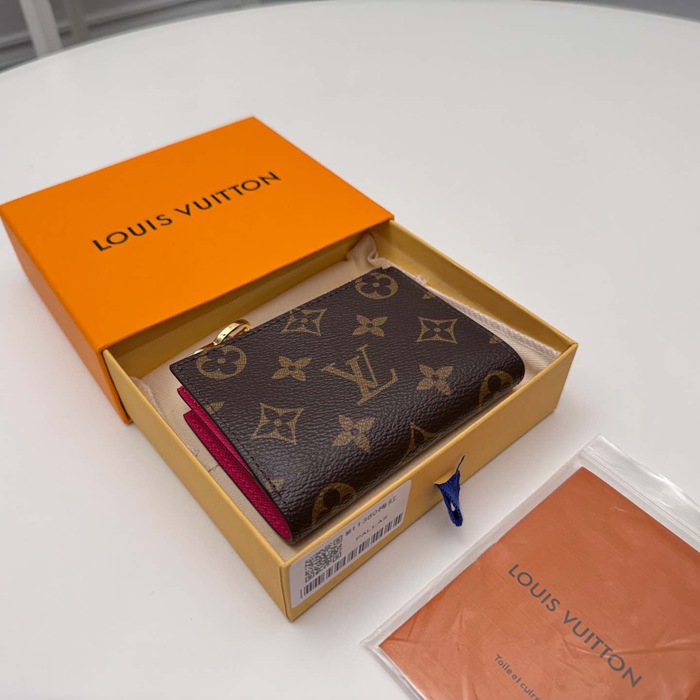 LOUIS VUITTON M11380 リサ財布 モノグラム ピンク サイズ:9x11.5x1.5cm