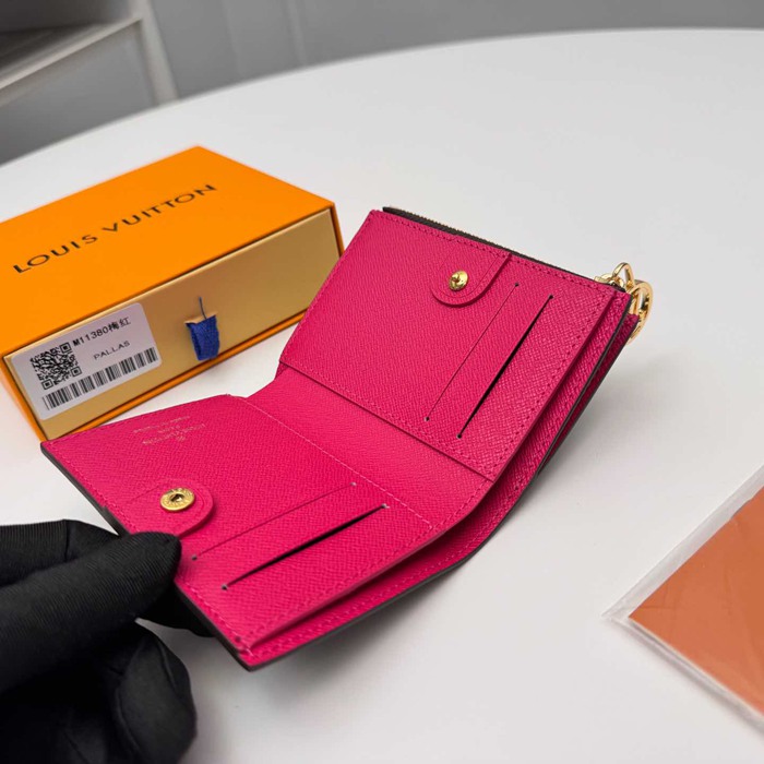 LOUIS VUITTON M11380 リサ財布 モノグラム ピンク サイズ:9x11.5x1.5cm