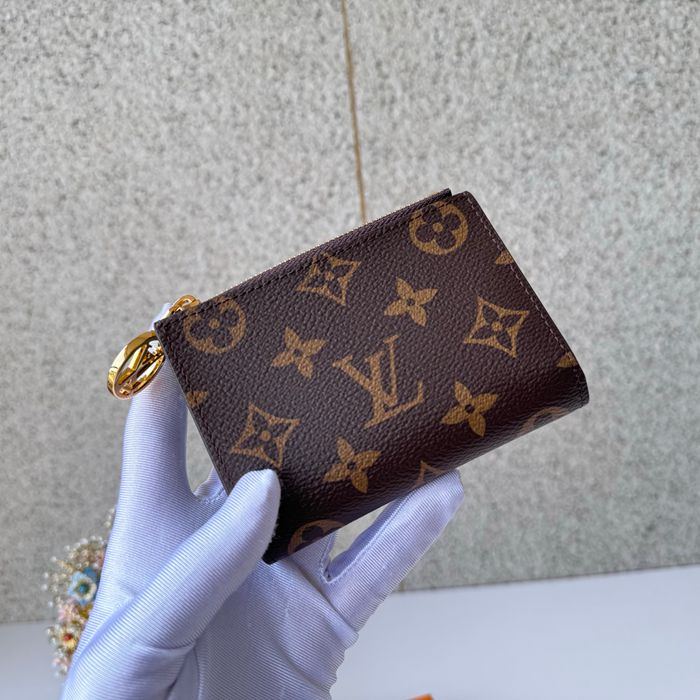 LOUIS VUITTON M25693 リサ財布 モノグラム オリーブ サイズ:9x11.5x1.5cm