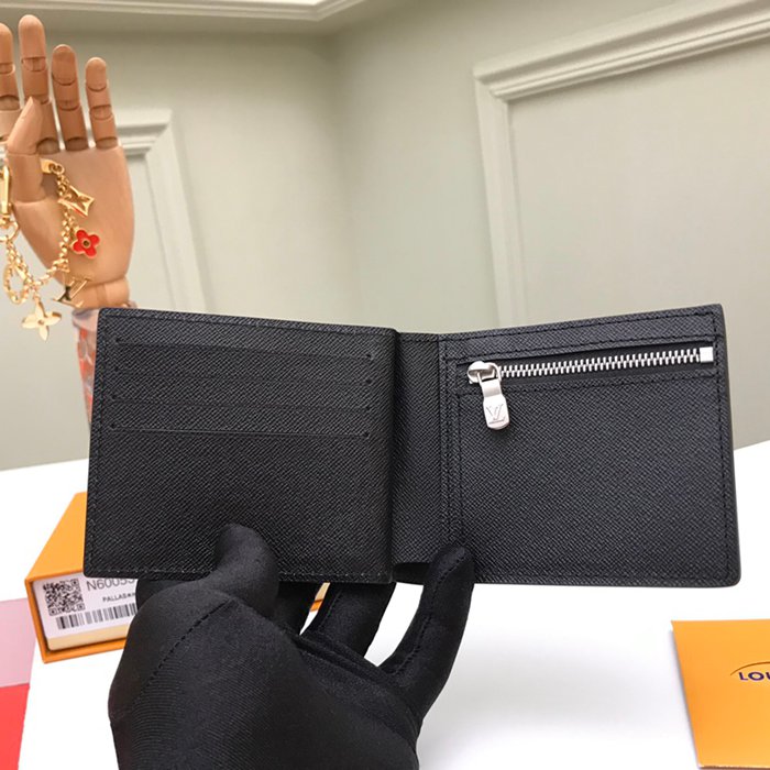 LOUIS VUITTON N60053 アメリゴ財布 ダミエグラファイト サイズ:11.5x9.5cm