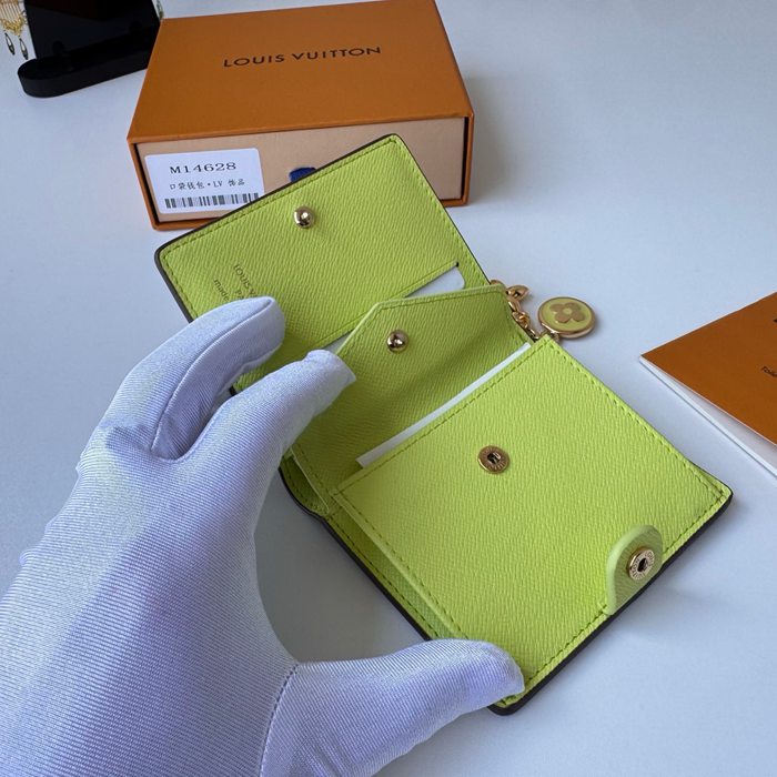 LOUIS VUITTON M14628 ポケットオーガナイザー LVシャルム グリーン サイズ:9x10x2.5cm