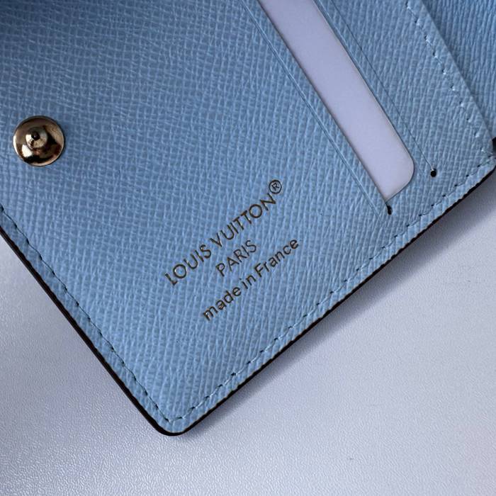 LOUIS VUITTON M14613 ポケットオーガナイザー LVシャルム ブルー サイズ:9x10x2.5cm