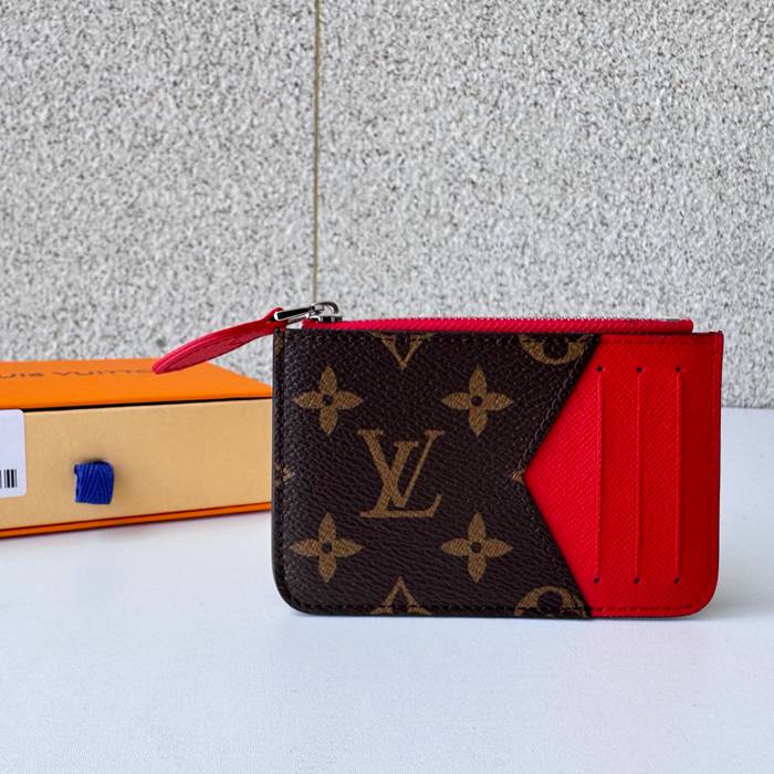 LOUIS VUITTON 12385 ロミーカードケース カラーマニアシリーズ レッド サイズ:12x8x0.8cm LOUIS VUITTON 12385 ロミーカードケース カラーマニアシリーズ レッド サイズ:12x8x0.8cm
