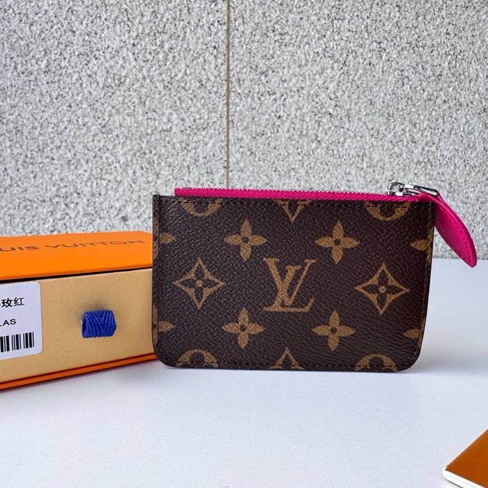 LOUIS VUITTON 12386 ロミーカードケース カラーマニアシリーズ ピンク サイズ:12x8x0.8cm
