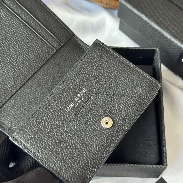 SAINT LAURENT 693492 フラップ名刺ケース 荔枝紋 サイズ:11x7.5cm