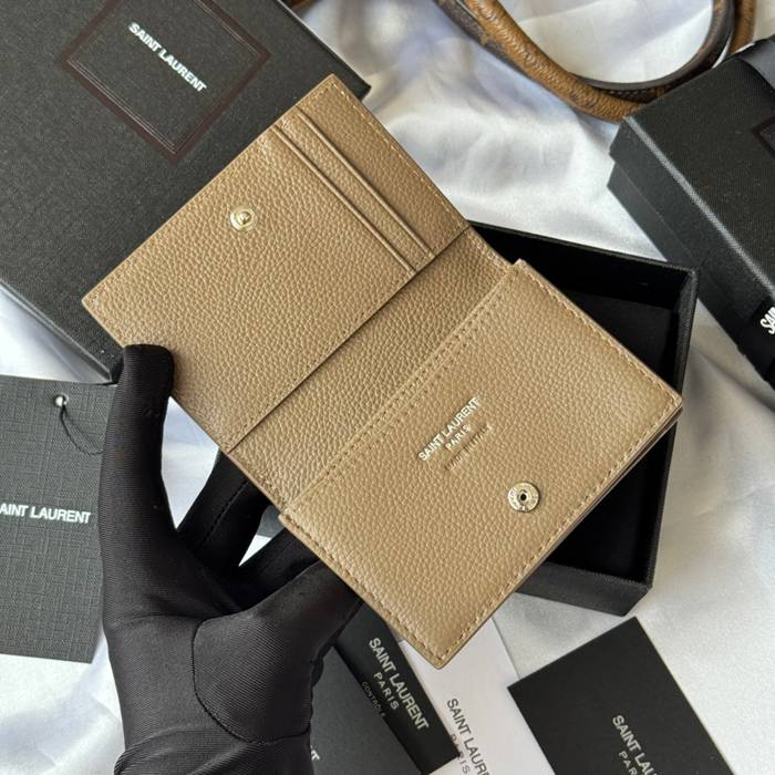 SAINT LAURENT 693492 フラップ名刺ケース 荔枝紋 サイズ:11x7.5cm
