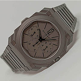 BVLGARI 103068 オクト フィニッシモ クロノグラフ GMT チタニウム 優等商品 BVLGARI 103068 オクト フィニッシモ クロノグラフ GMT チタニウム 優等商品