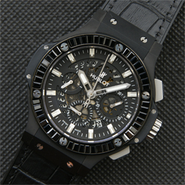 HUBLOT アエロバン Asian 7750搭載 28800振動 自動巻き