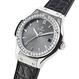 HUBLOT レーシンググレー チタニウムダイヤモンド 581.NX.7071.LR.1104 クォーツ 品質安心 HUBLOT レーシンググレー チタニウムダイヤモンド 581.NX.7071.LR.1104 クォーツ 品質安心