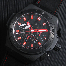 HUBLOT キングパワー クロノグラフ機能 逸品お勧め