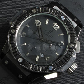 HUBLOT ビックバン ブラックキャラット クォーツ搭載 安心通販