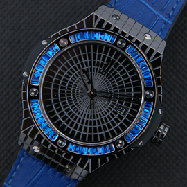 HUBLOT ビックバン キャビア ベゼル全面サファイア リピーター老舗 HUBLOT ビックバン キャビア ベゼル全面サファイア リピーター老舗