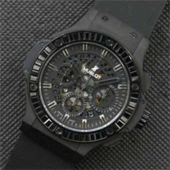 HUBLOT アエロバン 全面ブラック スケルトン文字盤 丁寧な対応店舗 HUBLOT アエロバン 全面ブラック スケルトン文字盤 丁寧な対応店舗