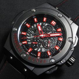 HUBLOT キングパワー F1 モンツァ MIYOTA クォーツ搭載 クロノグラフ スモールセコンド