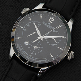 JAEGER-LECOULTRE マスタージオグラフィーク 黒文字盤 無償メンテナンス