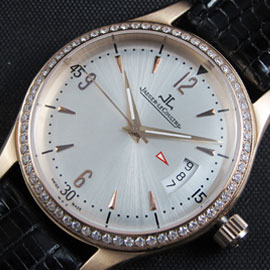 JAEGER-LECOULTRE マスターコントロール 14Kピンクゴールド 機械式 メンズ腕時計