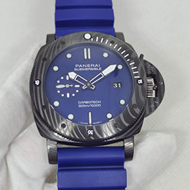 PANERAI PAM01232 サブマーシブル クアランタクアトロ カーボテック ブルー