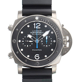 PANERAI PAM00615 サブマーシブル1950 3デイズ クロノグラフ 47mm チタン 質感良好 PANERAI PAM00615 サブマーシブル1950 3デイズ クロノグラフ 47mm チタン 質感良好