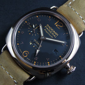 PANERAI PAM496 ラジオミール 10デイズ GMT Asian 21600振動 PANERAI PAM496 ラジオミール 10デイズ GMT Asian 21600振動