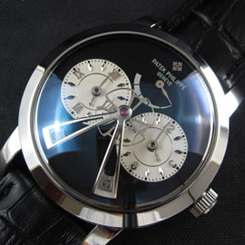 PATEK PHILIPPE デュアルタイム パワーリザーブ Asian 21600振動 自動巻き 高品質