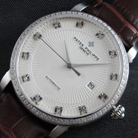 PATEK PHILIPPE カラトラバ ホワイトストライプ文字盤 人気新作 PATEK PHILIPPE カラトラバ ホワイトストライプ文字盤 人気新作