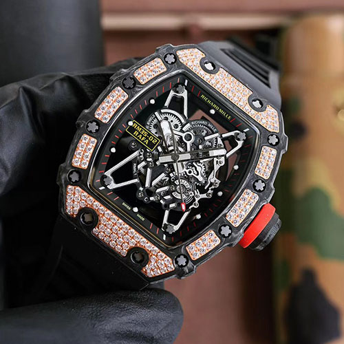 RICHARD MILLE RM055 バッバワトソン 人工ダイヤ埋め込み 高品質