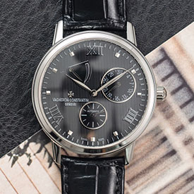 VACHERON CONSTANTIN 47200000G-9019 パワーリザーブ ラウンド ブラック レプリカ VACHERON CONSTANTIN 47200000G-9019 パワーリザーブ ラウンド ブラック レプリカ
