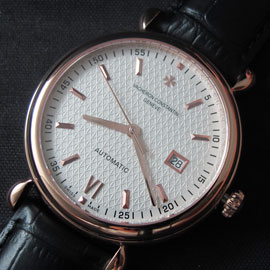 VACHERON CONSTANTIN パトリモニー ピンクゴールド 黒ベルト 手厚い保証 VACHERON CONSTANTIN パトリモニー ピンクゴールド 黒ベルト 手厚い保証