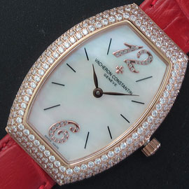 VACHERON CONSTANTIN クォーツ搭載 全面ダイヤ シルバーホワイト サファイヤクリスタル 優れた品質 VACHERON CONSTANTIN クォーツ搭載 全面ダイヤ シルバーホワイト サファイヤクリスタル 優れた品質
