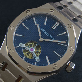 AUDEMARS PIGUET ロイヤルオーク ブルービスケットテクスチャー メンズ腕時計 AUDEMARS PIGUET ロイヤルオーク ブルービスケットテクスチャー メンズ腕時計