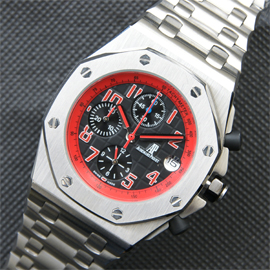 AUDEMARS PIGUET ロイヤルオーク 赤インデックス 品質安心 AUDEMARS PIGUET ロイヤルオーク 赤インデックス 品質安心