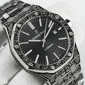 AUDEMARS PIGUET 15400ST Grande Fleurカスタム ロイヤルオーク 43mm ブラック