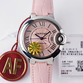 CARTIER WSBB0031 バロンブルー ドゥ 33mm レディース