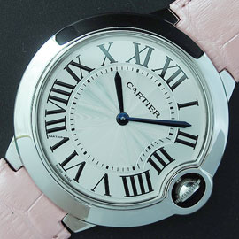 CARTIER バロンブルー ホワイト文字盤 904Lステンレス 鏡面仕上げ 自社製