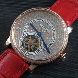 CARTIER ロトンド ドゥ トゥールビヨン 21600振動 コピー時計 CARTIER ロトンド ドゥ トゥールビヨン 21600振動 コピー時計