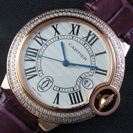 CARTIER バロンブルー クォーツ搭載