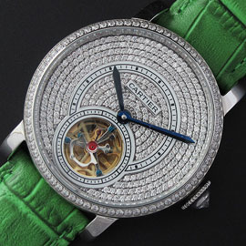CARTIER ロトンド ドゥ 全面ダイヤ 店頭陳列品