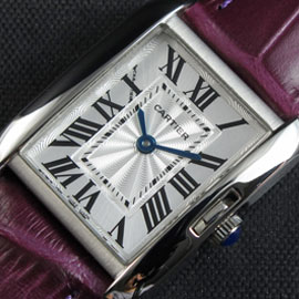 CARTIER タンクアングレーズ クォーツ搭載 レディース