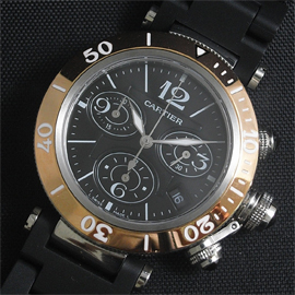 CARTIER パシャ シータイマー レディース クロノ 37mm