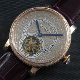 CARTIER ロトンド ドゥ 18Kイエローゴールド 全面ダイヤ 短納期 CARTIER ロトンド ドゥ 18Kイエローゴールド 全面ダイヤ 短納期