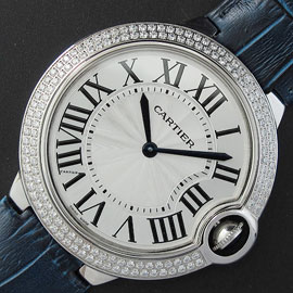 CARTIER バロンブルー 46mm クォーツ搭載