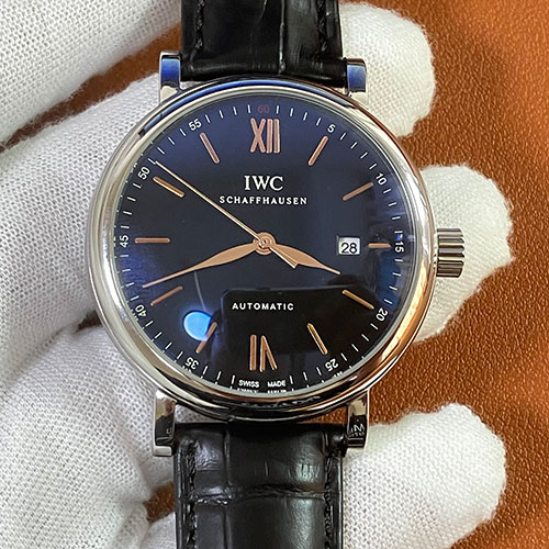 IWC ポルトフィーノ IW356517 40mm ブラック文字盤 コピー IWC ポルトフィーノ IW356517 40mm ブラック文字盤 コピー